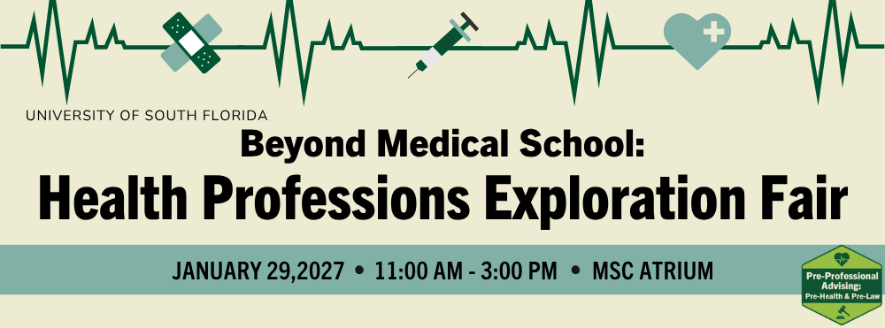 Beyond Medical School Health Professions Exploration Fair January 29th