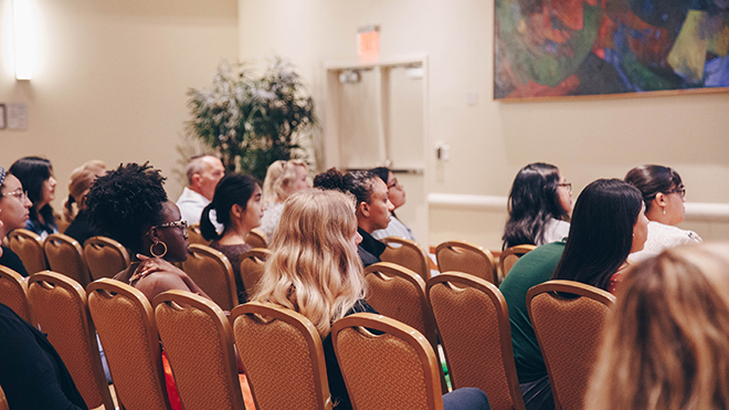 Students in audience