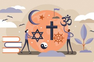 illustration of religious symbols