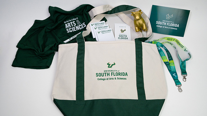 branded bag and swag items