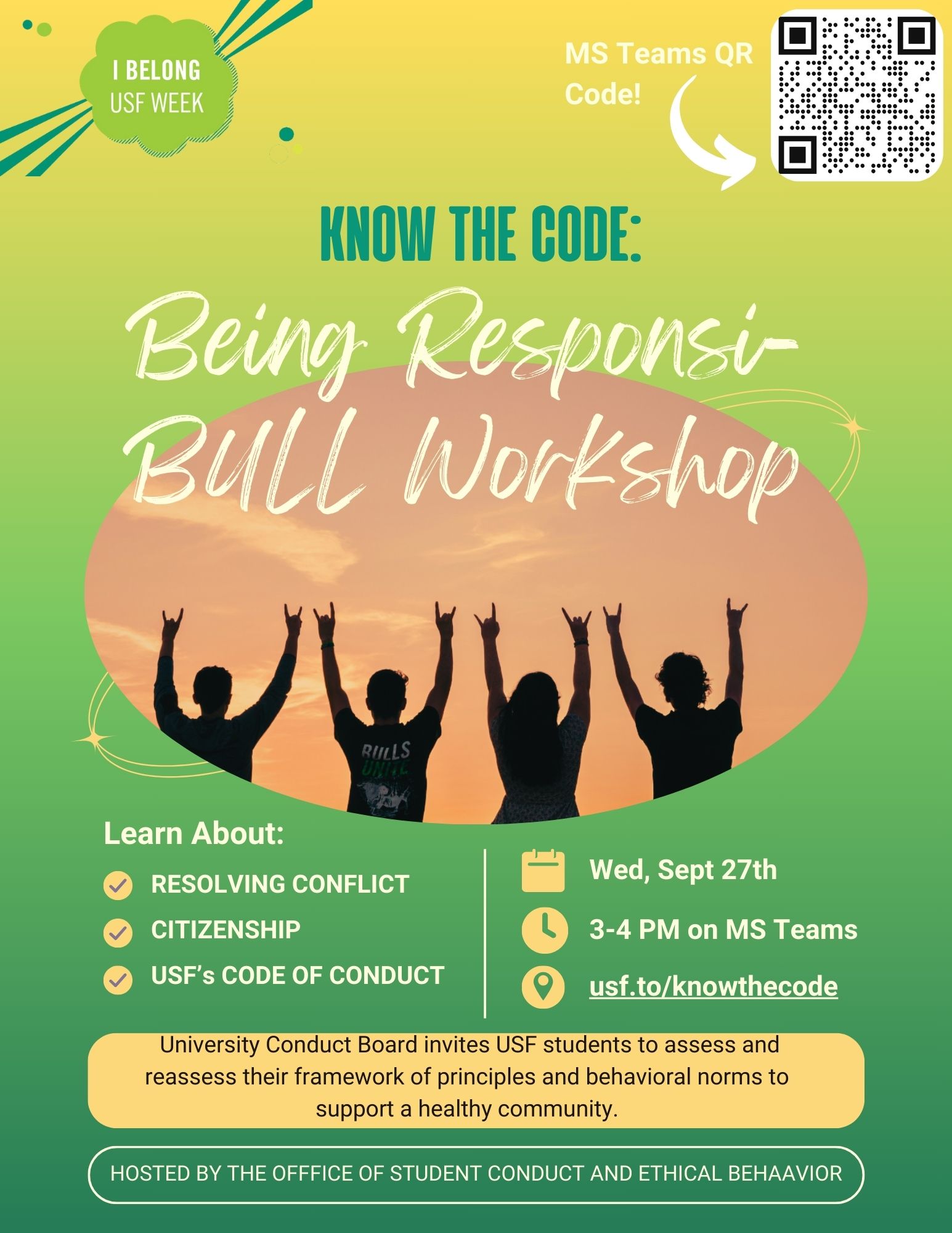 Responsi-BULL Workshop flyer