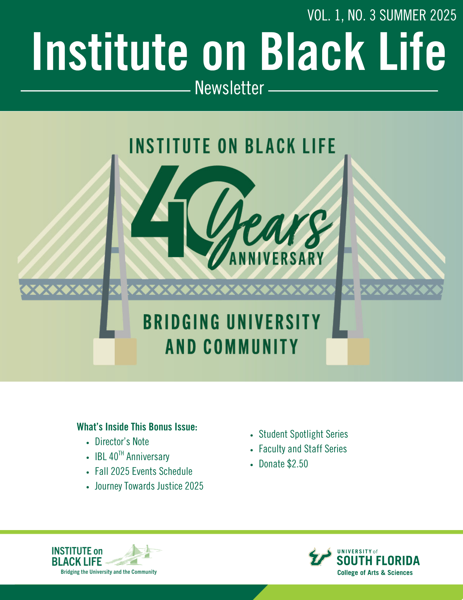 IBL Newsletter Vol.1, No.3 (Summer 2025)