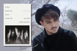 Aldo Amparan headshot and book cover