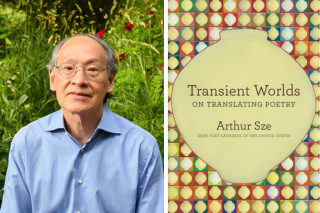 Arthur Sze headshot and book cover