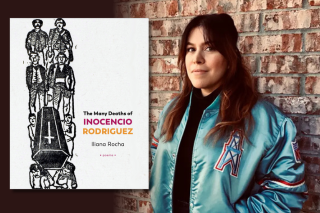 Iliana Rocha headshot and book cover