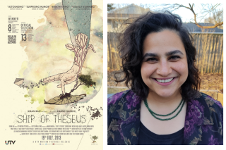 Ship of Theseus film cover and Megha headshot