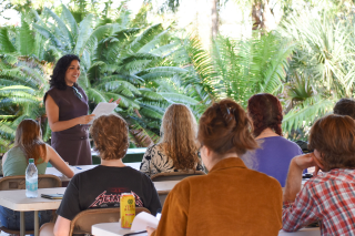 Aimee N at Botanical Gardens