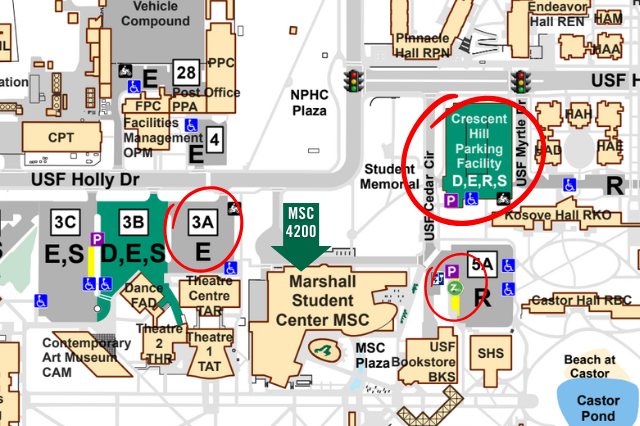 Parking map