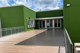 Entrance to cinema