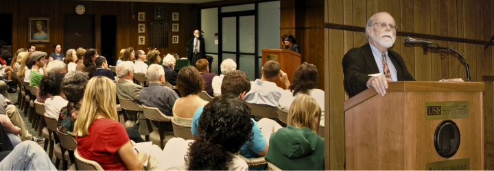 Past event audience and Bill Scheuerle