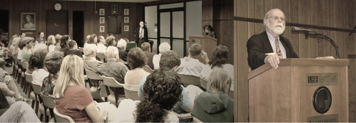 Past event audience and Bill Scheuerle