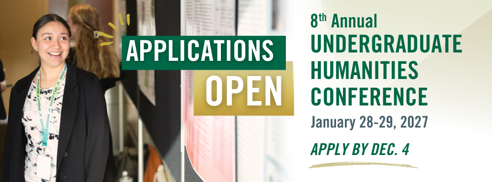 Undergrad Conference Applications open due December 4