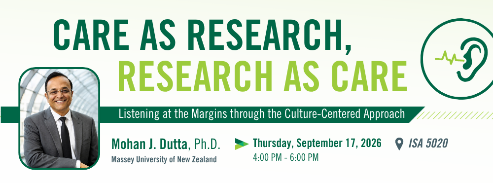 Care as Research Mohan Dutta Event