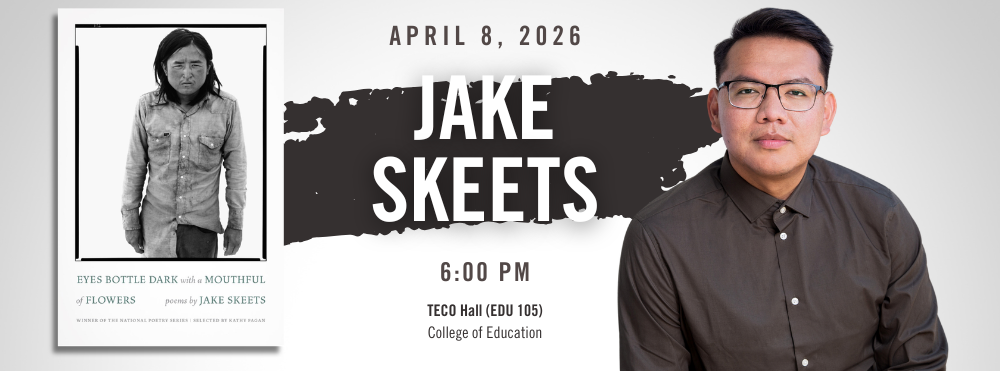Jake Skeets headshot and book cover
