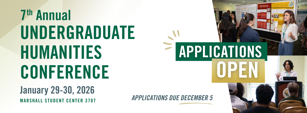 Applications Open Undergraduate Humanities Conference
