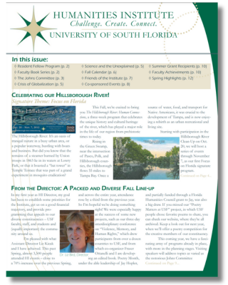 Newsletter Spring 2012 Cover