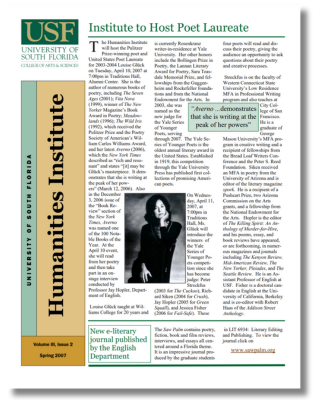 Newsletter Spring 2007 Cover