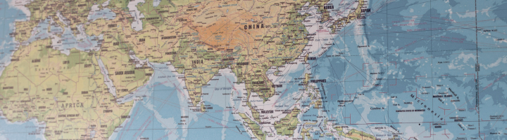 Map of South Asian Region