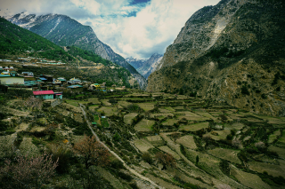 landscape and mountains