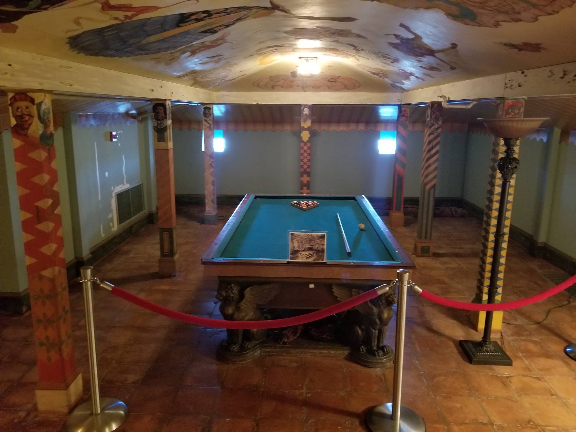 Ca d'Zan pool table