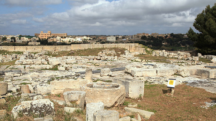 Archaeological remains of the Domus Romana at Rabat