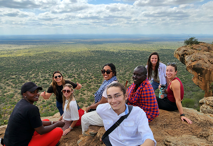 CAS students in Kenya