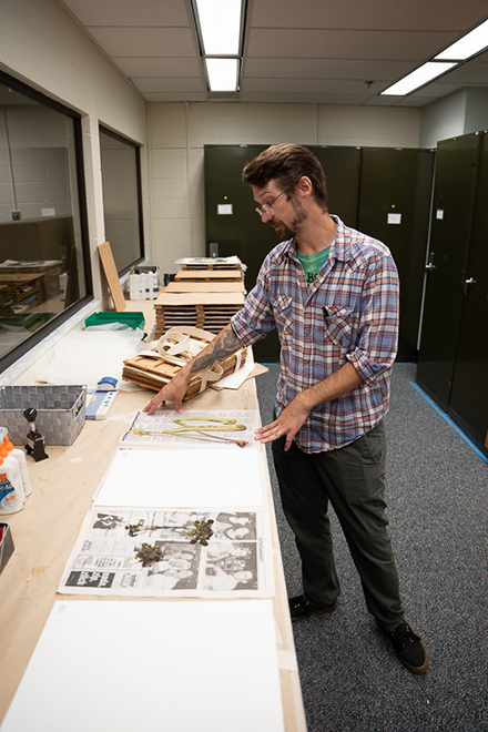 Botanists, researchers and enthusiasts send their samples to the USF Herbarium to identify and preserve. &nbsp;(Photo by Corey Lepak)