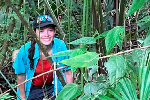 Integrative Biology doctoral student Gabriela Quesada-Avila turned to the forests of Panama to examine the impact of temperature on germination responses. (Photo courtesy of Quesada Avila)