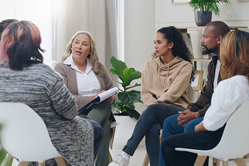 Family Study Center - group of people sitting in circle