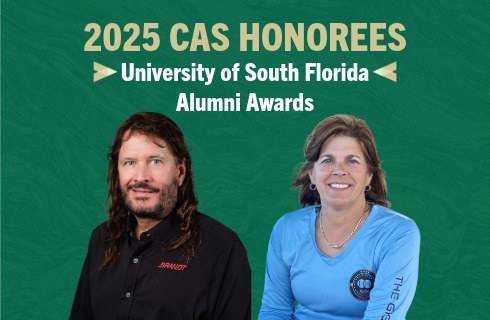 2025 CAS Honorees banner with Rick Brandt and Gigi Fernandez