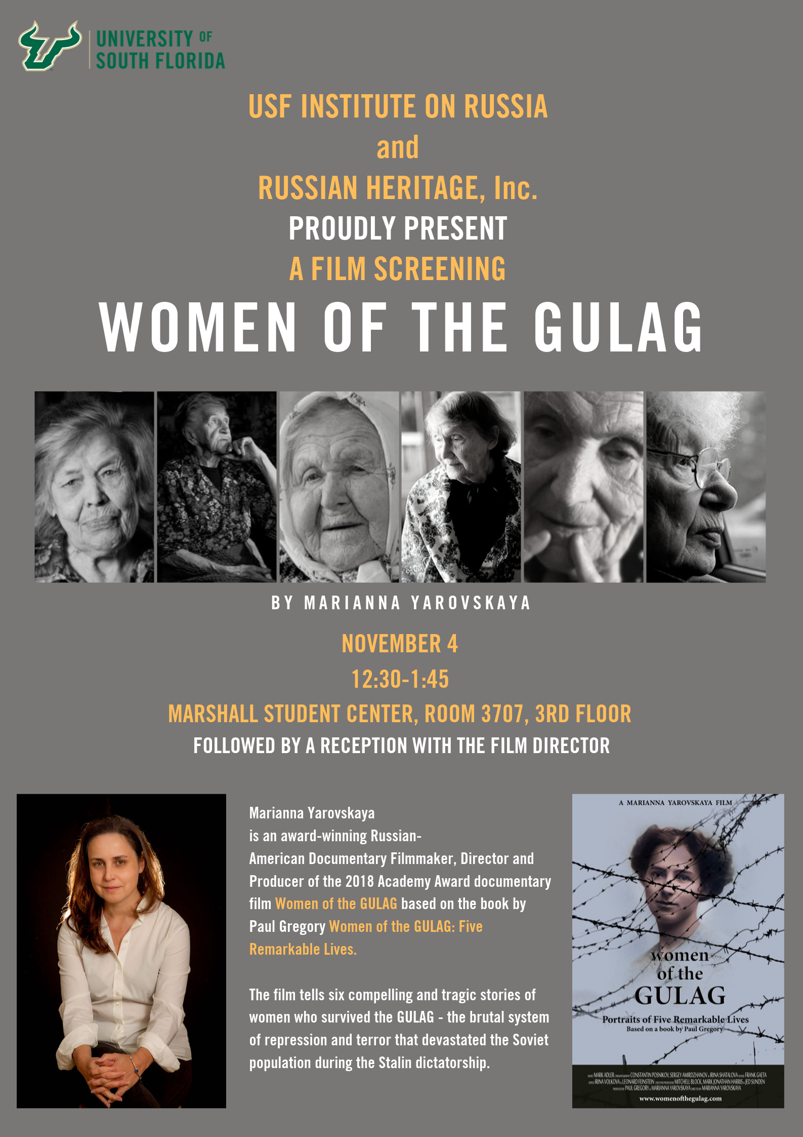 Women of the Gulag event flyer