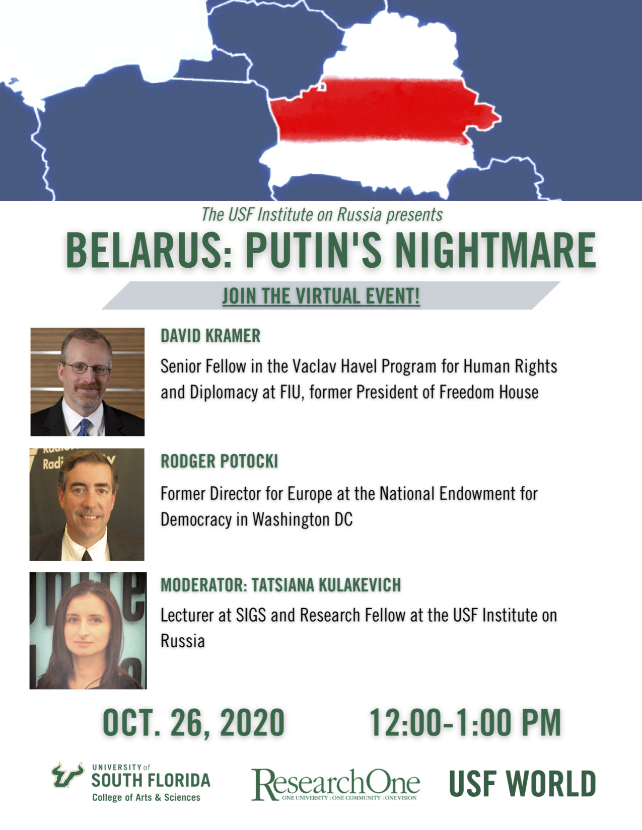 Belarus event flyer
