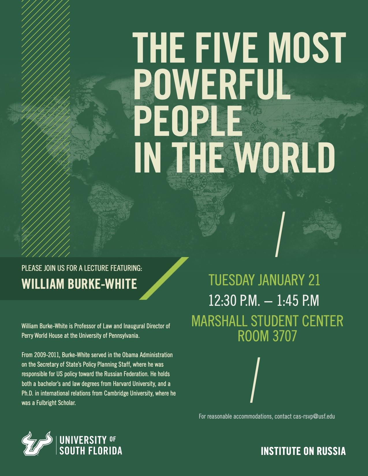 Burke-White event flyer