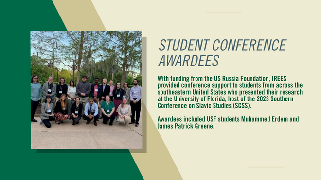 Student Conference Awardees banner