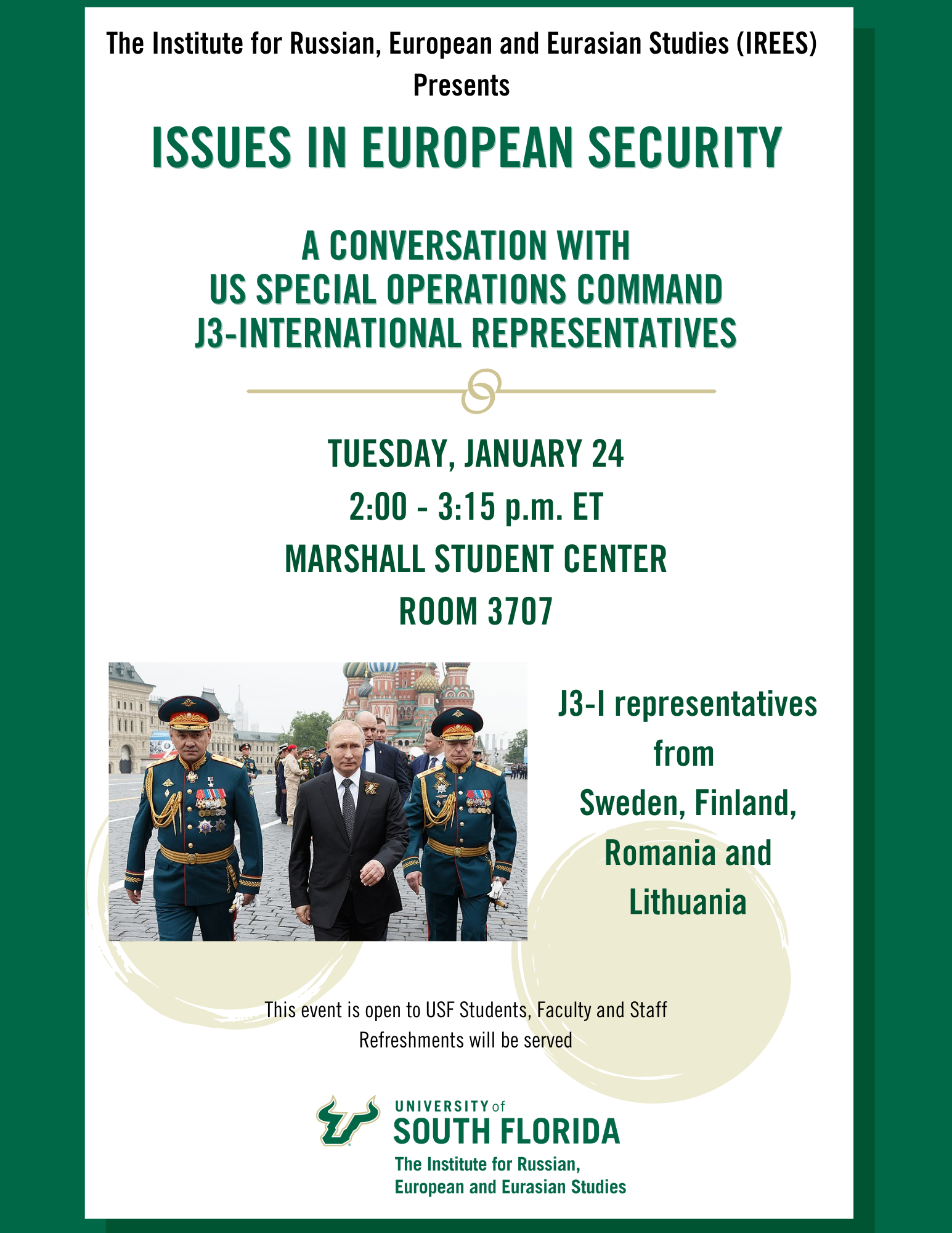 Issues in European Security Flyer