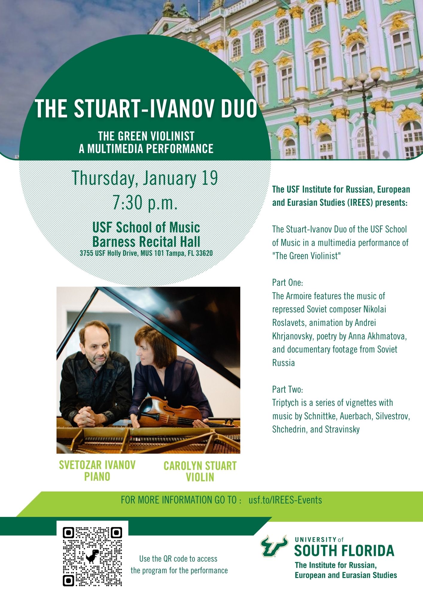 The Stuart - Ivanov Duo event flyer