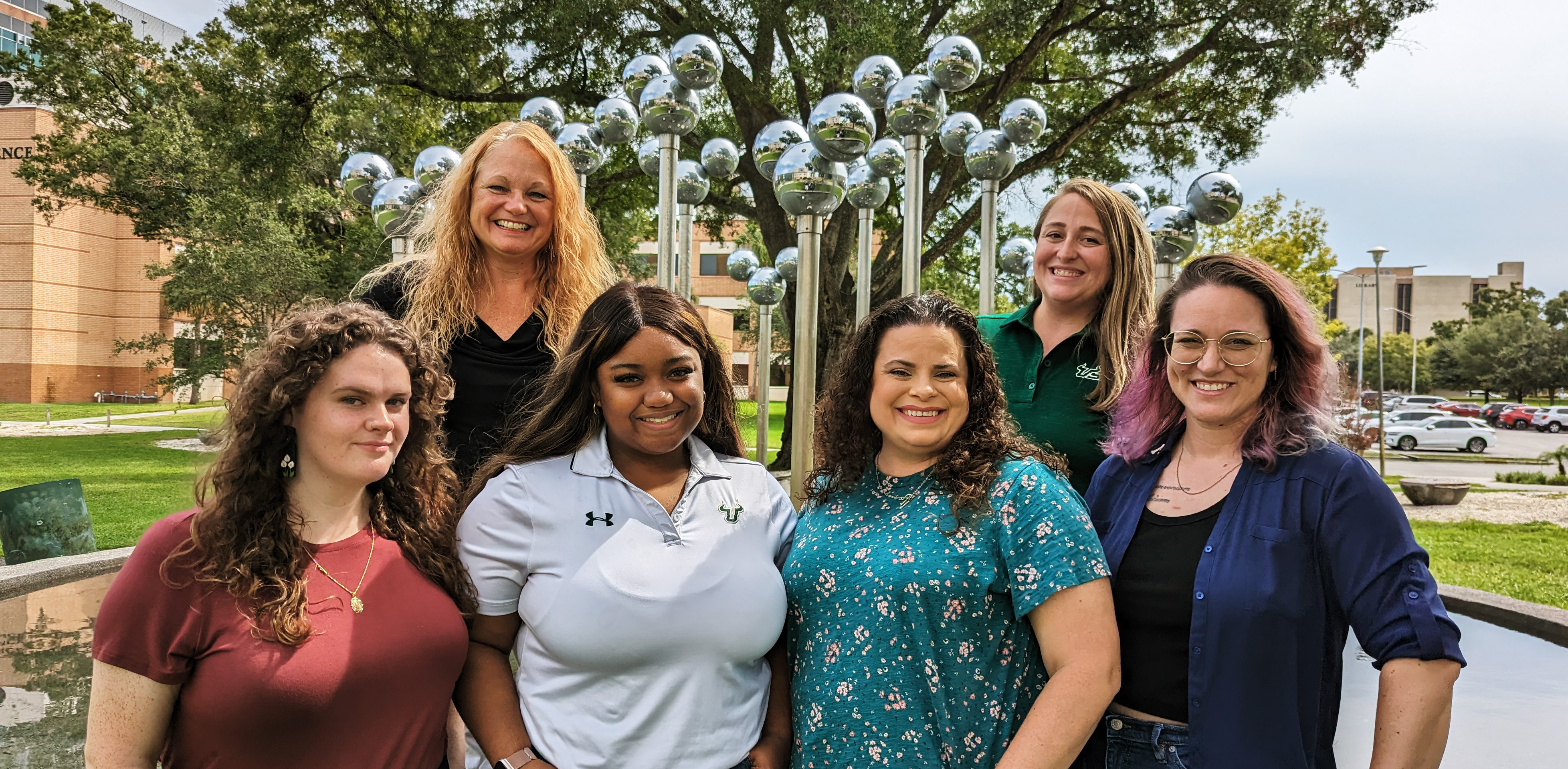 The Biology Advising Team (left to right - Caroline Mynatt, Lynda Howe, Jazsmin Haynes, Melody Desjardins, Tarin Haydt, and Mary Collins).