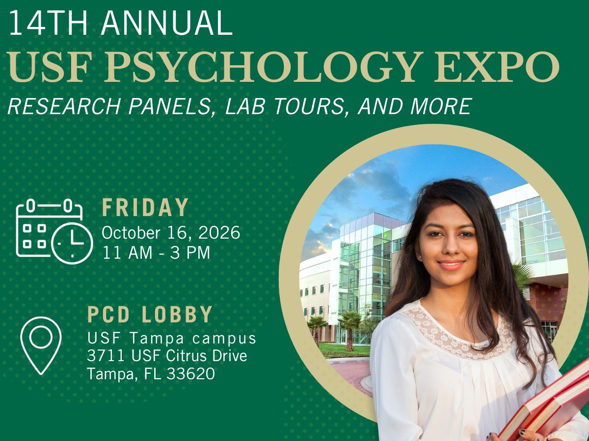 Flyer for the 14th annual Psychology Expo