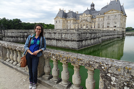 Art history student on study abroad program