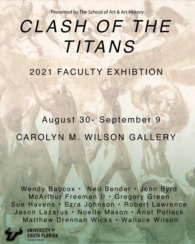 Clash of the titans poster with text over Greek figure
