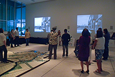 Arts Tampa Bay - Photo of audience attending the reStitch Tampa Bay presentation by the USF School of Architecture & Community Design at the Tampa Museum of Art