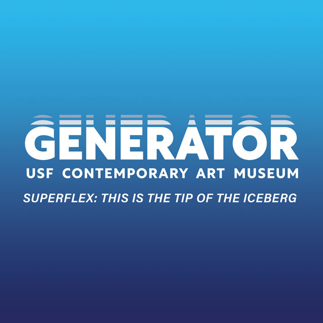 Generator over a blue gradient.