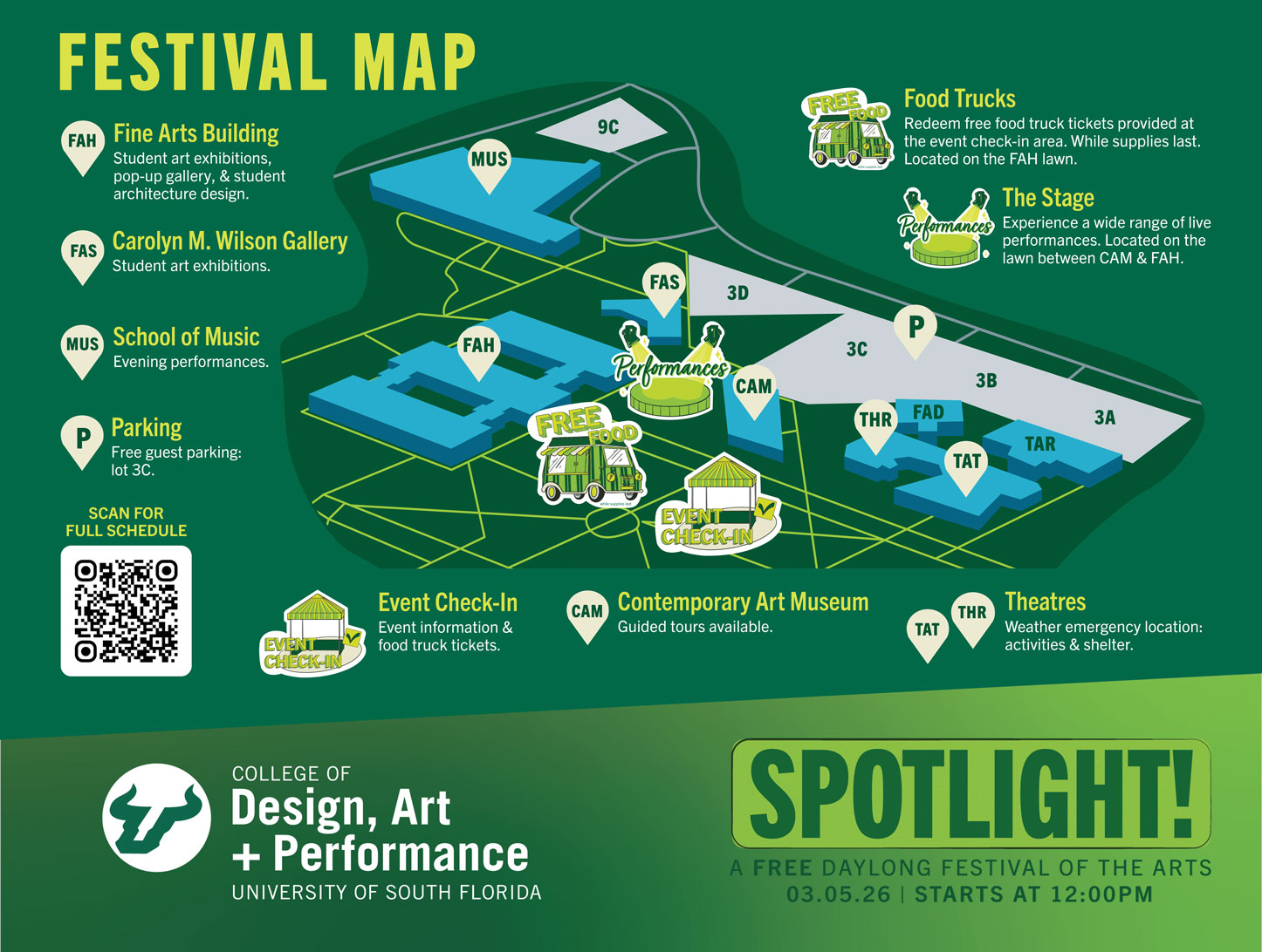 Map of Spotlight events