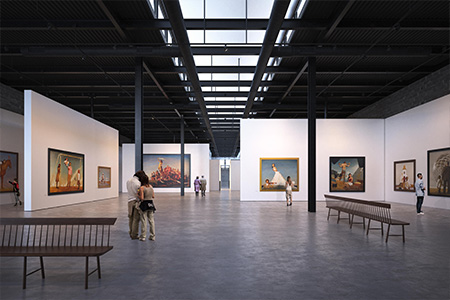 Olson Kundig is designing The Bo Bartlett Center, an adaptive reuse project that will transform a former textile warehouse into an 18,425 square foot gallery and learning center.