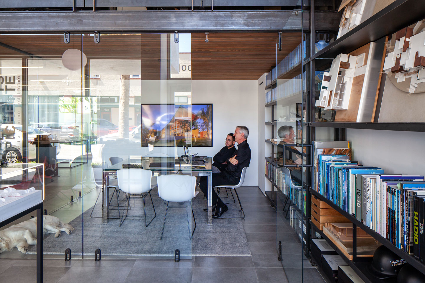 Michael Halflants at work.