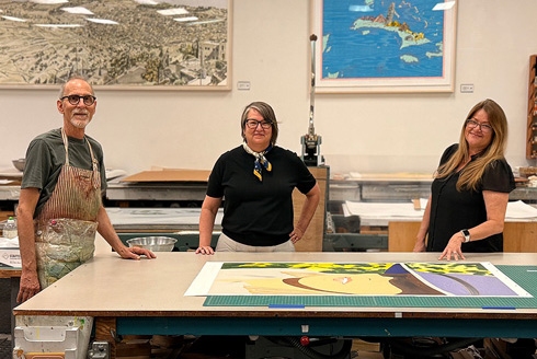 left to right: Tom Pruitt, Sarah Howard, Kristin Soderqvist