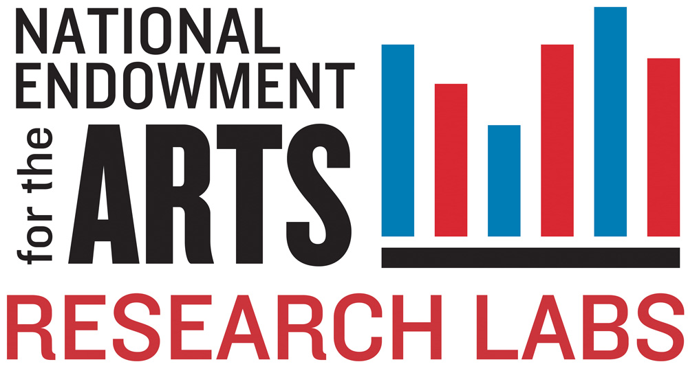 NEA Research Labs logo with red and blue vertical bar graphs.