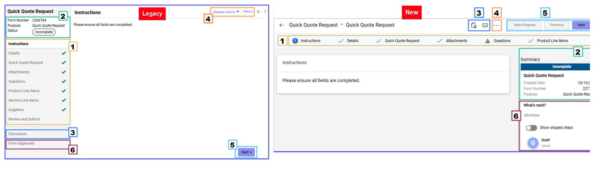 New BMP Form Look