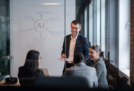 people in conference room