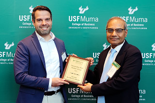 2025 - Alysson De Oliveira Silveira, pictured with Sunil Mithas